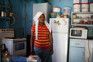Woman in her Kitchen, Kanana, Gugulethu